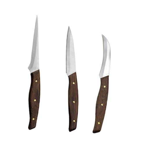 OUNONA 1 Set Carved Set Cutter Serrated Fruit Tools Fruit Multifunctional Fruit Fruit Cutting Knives Fruit Knives for Coffee Wood