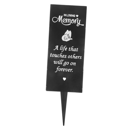 TOYANDONA Vaso Da Cimitero in Metallo Portafiori Per Tombe Con Punta Vaso Da Inserimento Terra Decorazione Commemorativa Per Lapidi Resistente