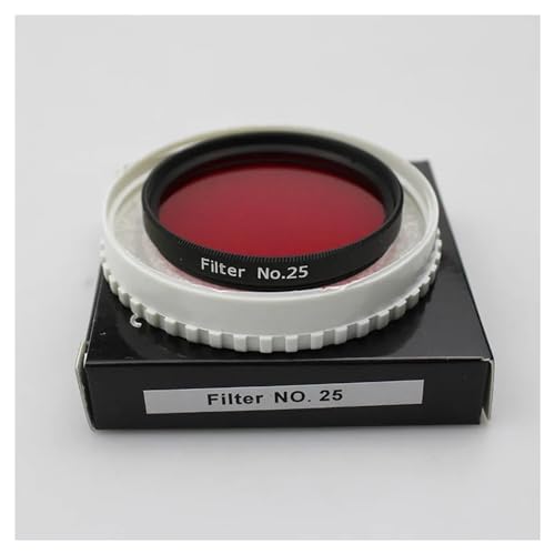Filtro para telescopio de 2 pulgadas con rosca universal y accesorios astronómicos de color rojo