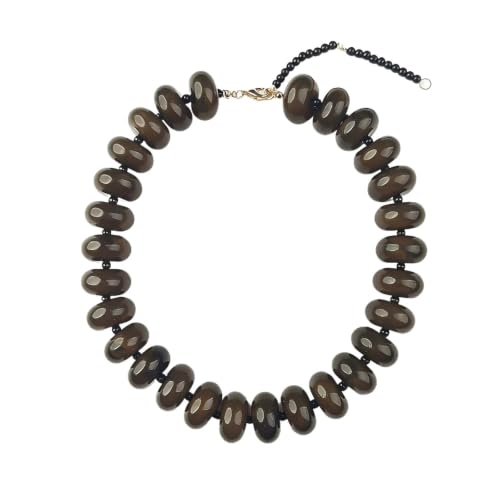 Collier perles résine dopamine pour illuminer une tenue trop terne