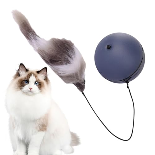 Juguete Interactivo Bola Divertida Para Gatos | Juego Automático Con Movimiento Rodante - Pelota Móvil para Gatos | Para Mascota Cachorro Hogar Interior Exterior Cumpleaños Suelo Diario Vacaciones