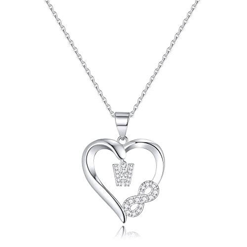 Pendentif Infini en Argent et Oxydes Cubiques Scintillants