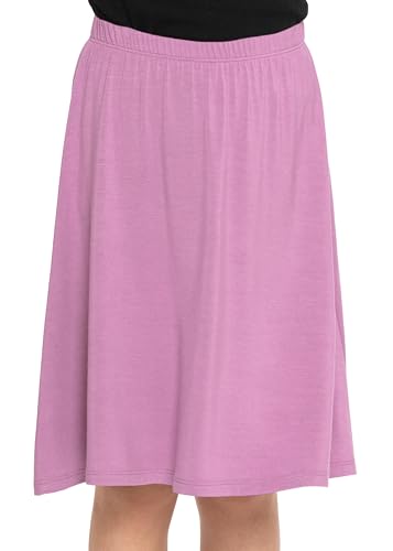 Image of STRETCH IS COMFORT Girls Skirts Flowy A Line Knee Length and Ankle Length | Elastic Waist, Kids School Skirt, Girls Maxi Skirt, Black Skirt For Girls, Faldas Para Ninas, Girls Long Skirt, Long skirts