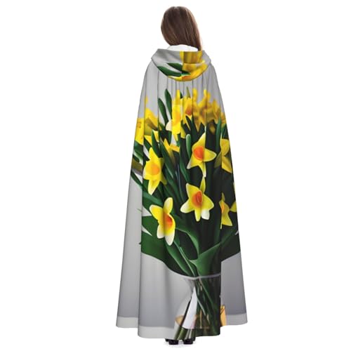 Déguisement de cosplay de vampire mort avec cape de peignoir à capuche