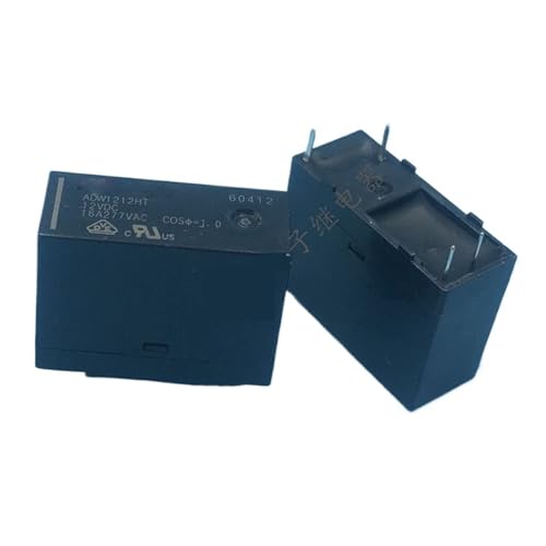 Relé ADW1212HT 12VDC de 16A con 5 pines para control de circuitos 2