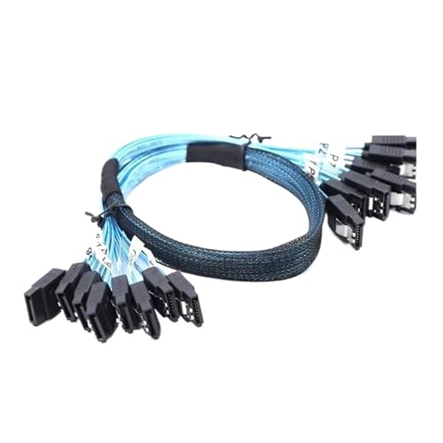 Cable SATA profesional 90° 7Pin 6Gbps para NAS miniatura 5