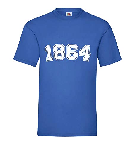T-shirt homme bleu roi résistant et ample taille XXXL 1864