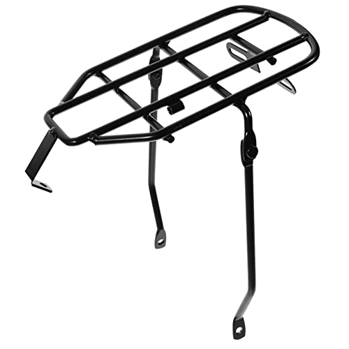 HOLIDYOYO Metal Backseat Rack for Folding Bikes Bike Pad Accessory for Cargo Storage and Family Use Easy Installation for Electric and Standard Bicycles