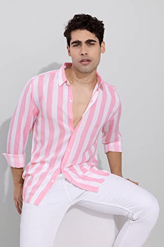 Image of U-Turn Casual Shirt for Men || Shirt for Men Stylish || Men Stylish Shirt || Men Printed Striped Shirt