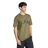 Adidas Men's Codes Camouflage Sportswear T-Shirt, Olive Strata, XX-Large