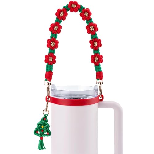 Image of Water Bottle Handle Strap for Stanley Cup, Owala and Most 12-40oz Bottles
