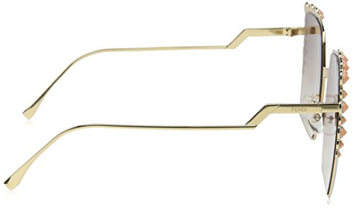 Fendi Sunglasses 0259/S 035J Pink With Brown Mirror Gradient Lens, 60-19-145 #TOP2