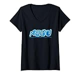 Womens NEGU LOGO V-Neck T-Shirt
