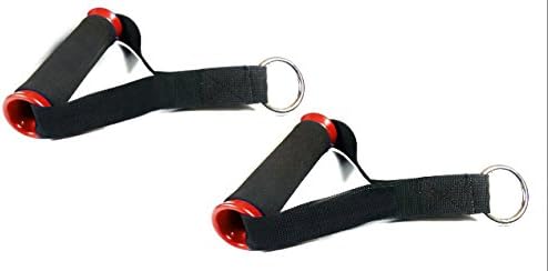 FitGenius Premium Gym Resistance Bands Handles Strong Nylon Webbing (Pair)