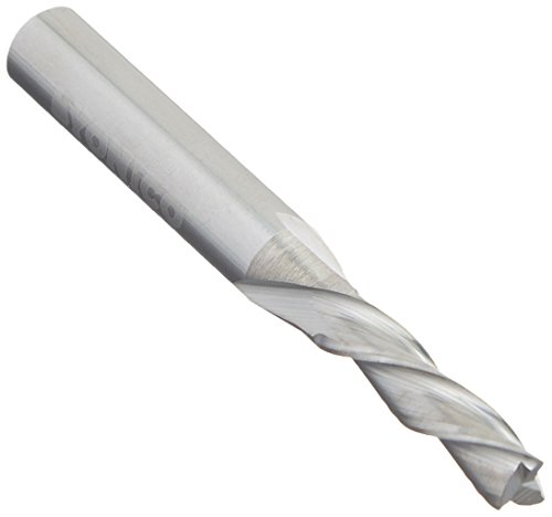 Image of YONICO Downcut Router Bits Spiral 3 Flute Solid Carbide CNC End Mill 3 /16-Inch Dia. 1 /4-Inch Shank 32313-SC