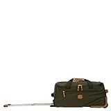 Bric's X-BAG 21' CARRY-ON ROLLING DUFFLE BAG - OLIVE