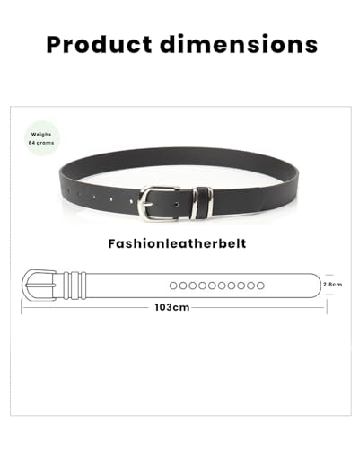 Women's Belt - Thin Skinny Waist Belt with Gold Pin Buckle Fashion Belt for Jeans, Dresses, and Pants2