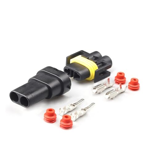 Conectores H11 de 2 pines de sellado automotriz para faros H8 H9 DJ7028Y 3