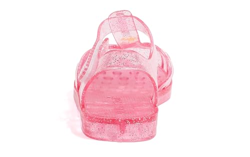 Image of GUGUYeah Jelly Sandals for Girls,Closed Toe Princess Costume Summer Dress Shoes Fisherman Gladiator Water Beach Flat Sandals for Toddler /Little Kid /Big Kid