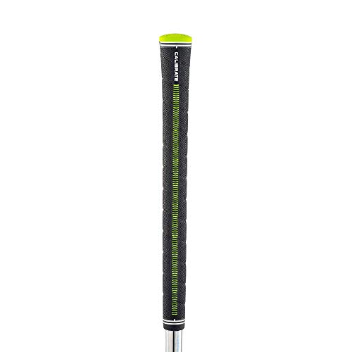 Lamkin Sonar+ Tour Calibrate Golf Grips (Standard Wrap), Black/Green #TOP1
