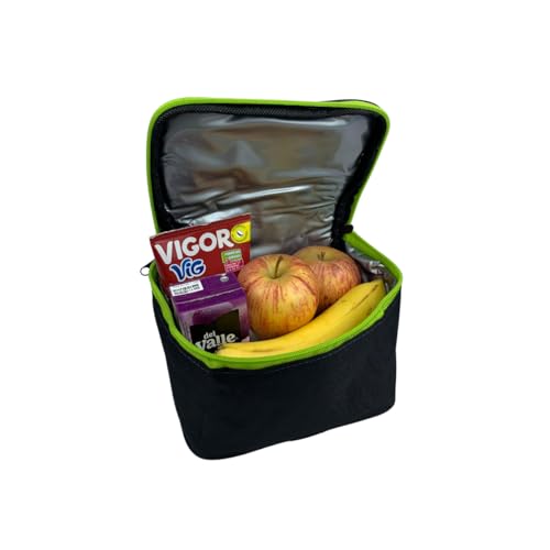 Bolsa Frasqueira Alça De Mão Térmica Nécessaire Porta Marmita Masculina Feminina Portátil Verde ART MANIA