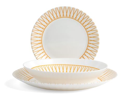 Arc Auberi 785753 Service de table 18 pièces, verre, orange