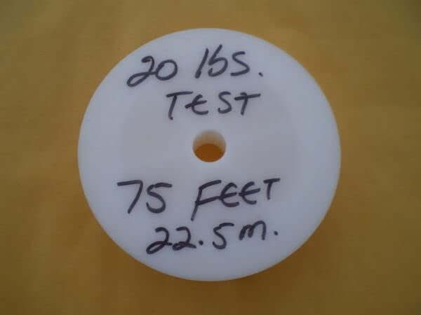 Stainless Steel Clear Wire Leader 75 FEET (22.5m) 20 lbs Test 1X7 Strand+Sleeves for Toothy Critters, Rigging Baits and Lures for Saltwater & Freshwater.…