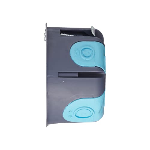 Elektrische Anschlussdose – Aufputzdose – wasserdichte Box für den Außenbereich – Box für Geräte mit 3 Positionen, verschiedene Materialien Stop Air, Durchmesser 67 mm, Tiefe 40 mm, Abstand 71 mm