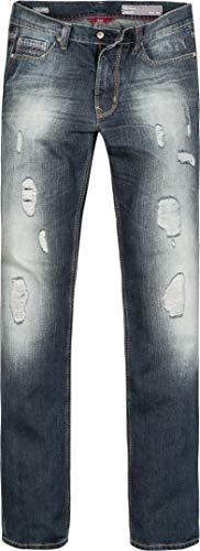 Preisvergleich Produktbild OTTO KERN Herren Jeans Wolle Denim-Hose Blau 33 / 34