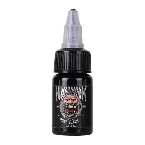 Hawink Tattoo Ink True Black TI203-15-001 Cover