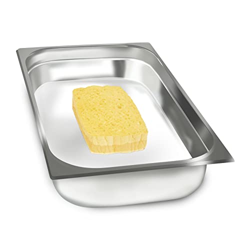 Spontex Quellschwamm aus 100 % biologisch abbaubarer Zellulose, 1 x 10er Pack, in recyceltem und recycelbarem PET-Beutel, saugstark, je 135 x 90 x 37 mm