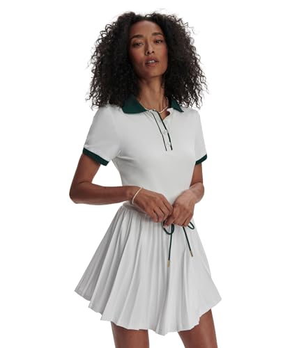 Amazon.com: Varley Women's Paloma Court Dress 30, White/Forest