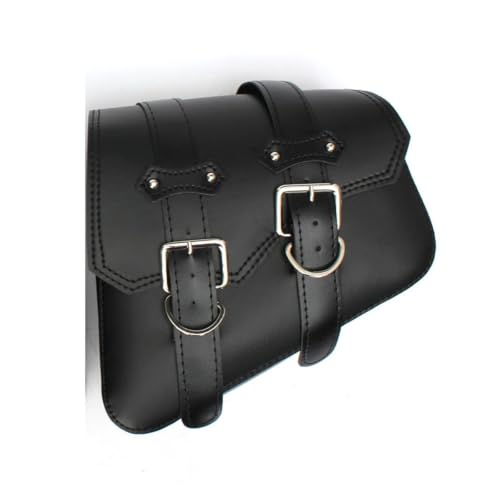 Sacoche latérale droite en cuir PU noir pour Kawasaki Vulcan et W800