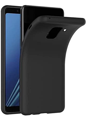 Image of Mobile Back Cover Case for Samsung J6 Plus (Silicone Case|CameraProtection|Black SC1510)