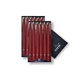 Colonial Candle 10 Inch Traditional Cranberry Handipt Taper