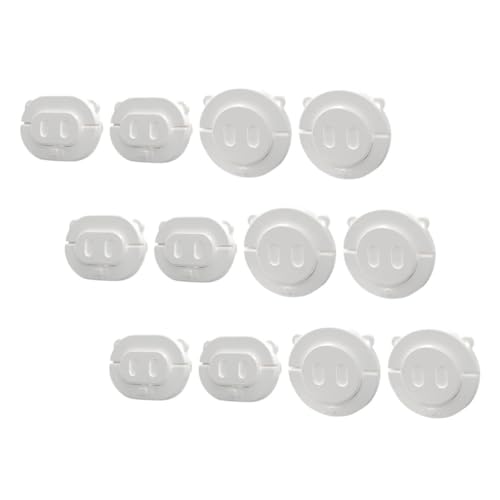Zynphancer 子供用電源プラグカバー 1セット ? 耐久プラスチック製で簡単取付、家庭用コンセントに適合する防触電プロテクター