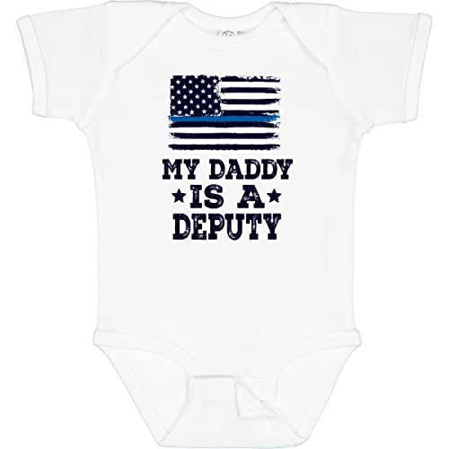 inktastic Deputy Sheriff Dad Baby Law Enforcement Baby Bodysuit