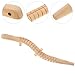 jojofuny 5pcs Wooden Unfinished Lizard Model Toy for Kids DIY Painting: Creative Lizard Plaything, Reptile Figurine Ornament for Art Projects Decoration