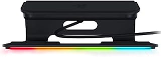 Razer Laptop Stand Chroma - Laptop Stand with RGB Chrome Lights (18 Degree Tilt Angle, Aluminium, Ergonomic Design) Black