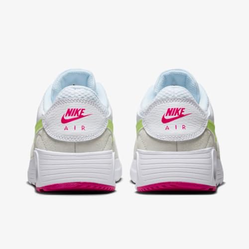 Nike Air Max SC Women's Shoes (FQ8886-100,White/Light Lemon Twist/Fireberry) Size 63