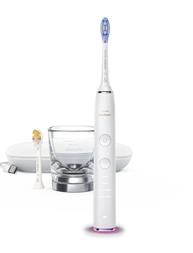 Philips Sonicare DiamondClean 9000: Schallzahnbürste Mit App, 4 Putzmodis & Ladeglas – Für Strahlend Weiße Zähne