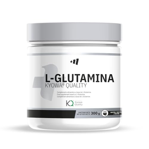 MM Supplements - Glutamina Kyowa en Polvo - 300 g - Ayuda en el Desarrollo Muscular - Mejora el Rendimiento Deportivo - Bote para 2 Meses - Sabor Neutro