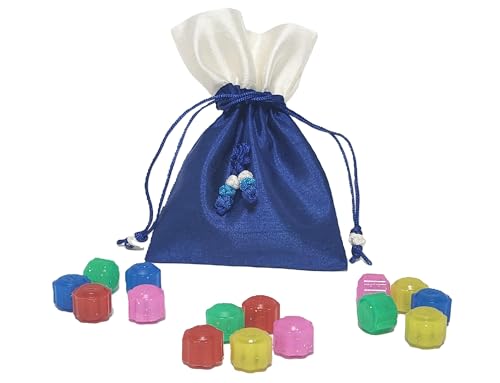Gonggi Konggi Gong Gi Korean Jacks Stone Game 15Pieces with Lucky Bag