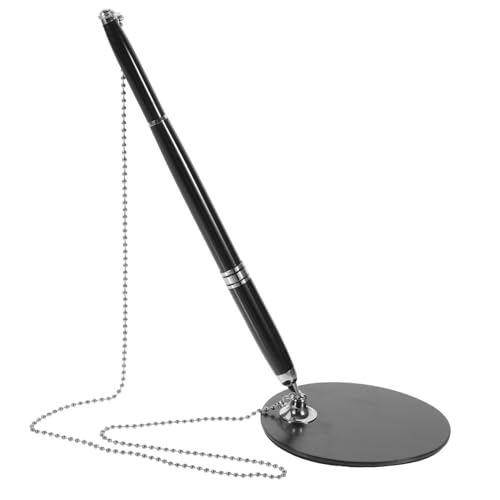 DIYEAH 8GWDW06V212C7KF19T5D Kugelschreiber mit Kette Schwarz