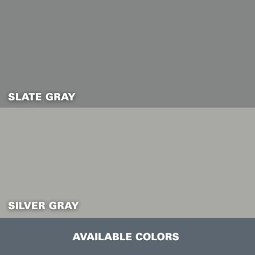 KILZ 1-Part Epoxy Acrylic Concrete & Garage Floor Paint, Silver Gray, Satin, Interior/Exterior Concrete Paint for Basement Floors, Porches, Driveways & Pool Decks, 1 Gallon by KILZ - Image 7