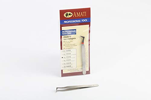 Preisvergleich Produktbild Amati B7370.06 Eck-Pinzette, 90 Grad abgewinkelt, Mehrfarbig