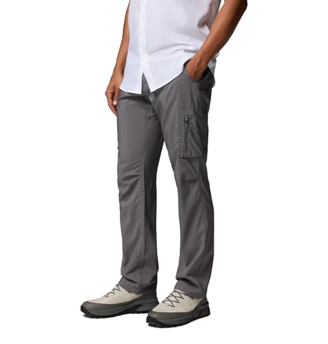 Pantalon Columbia Silver Ridge en nylon ripstop résistant gris 38