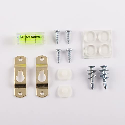 Image of ArtToFrames Easy-to-Hang Wall Mounted Framing Hardware for Picture Frames - 2 Pack