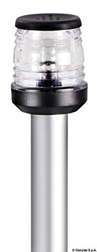 OSCULATI Asta 100 cm fanale 360° Nero