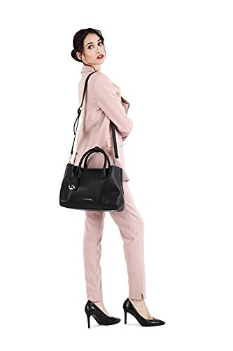 CAFèNOIR bauletto sfoderato con pendente cn nero